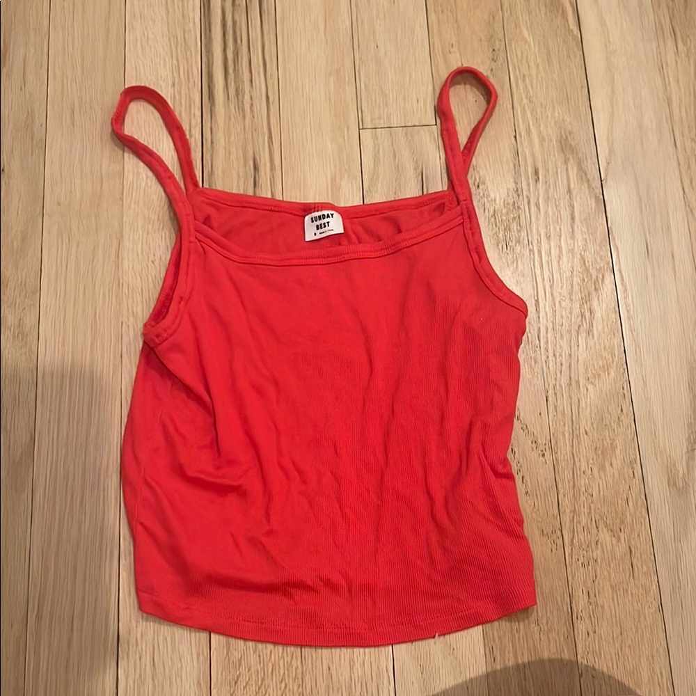 Red Women's Tank Top
